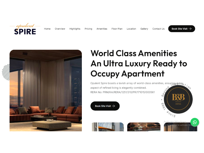 Opulent Spire Website Development
